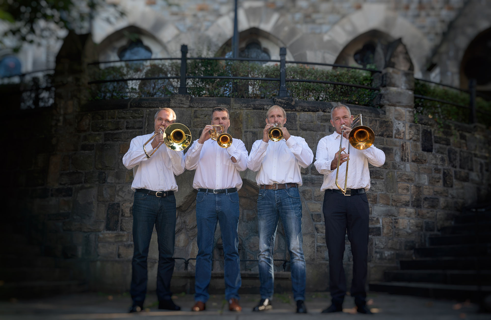 Sound of Brass vor dem Ruhrtaler Dom, 30. September 2018
