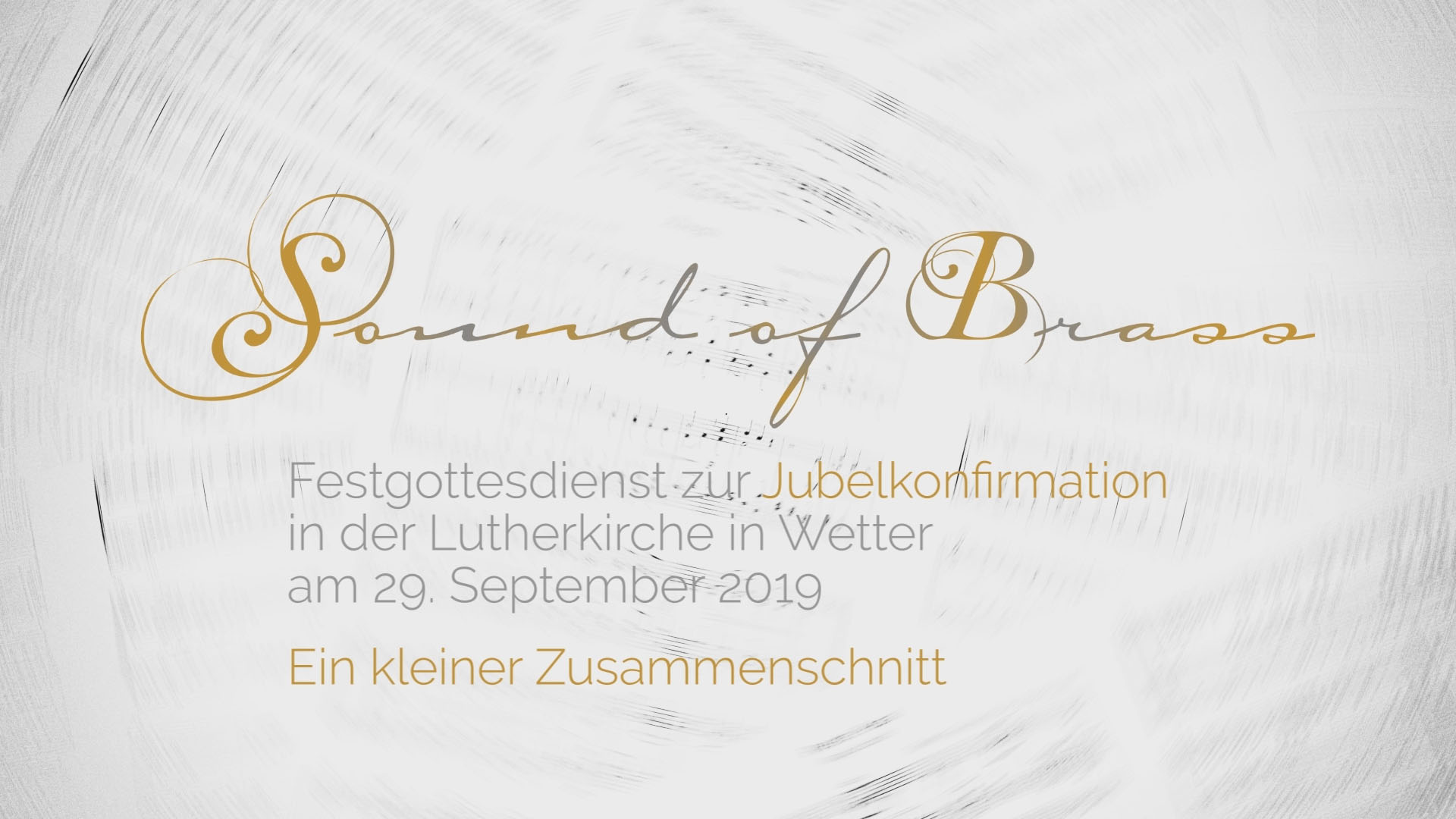 Festgottedienst zur Jubelkonfirmation - ein kleiner Zusammenschnitt
