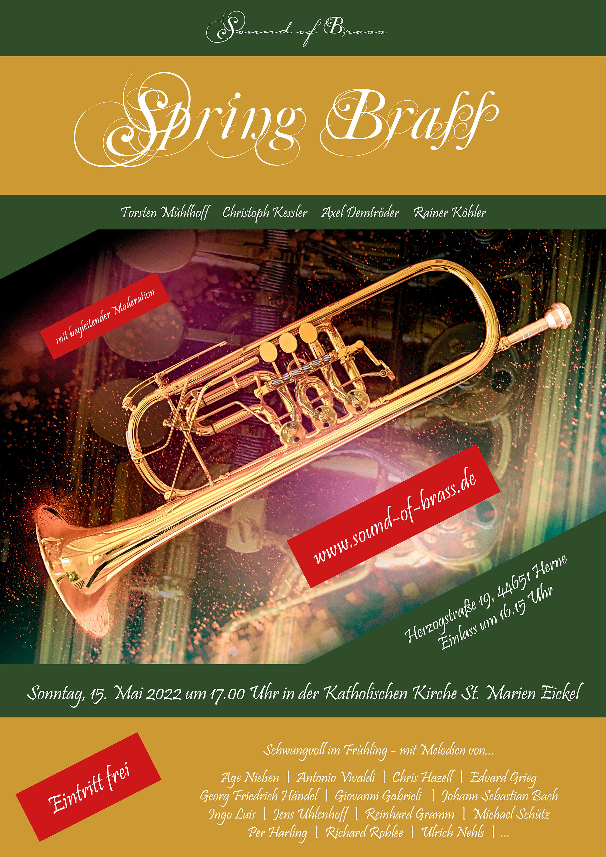 Plakat zum Konzert | Sonntag, 15. Mai 2022