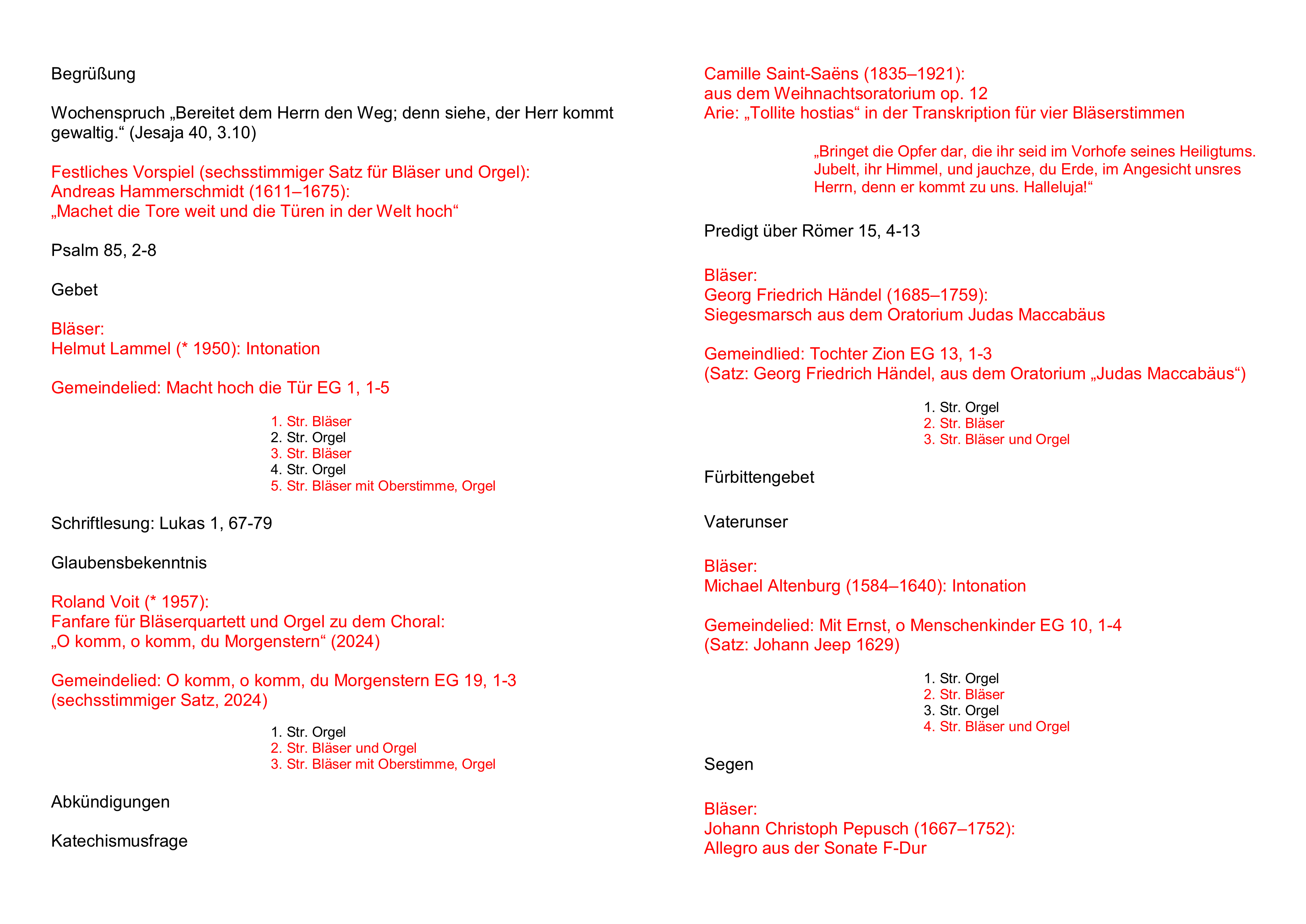 Das Programm