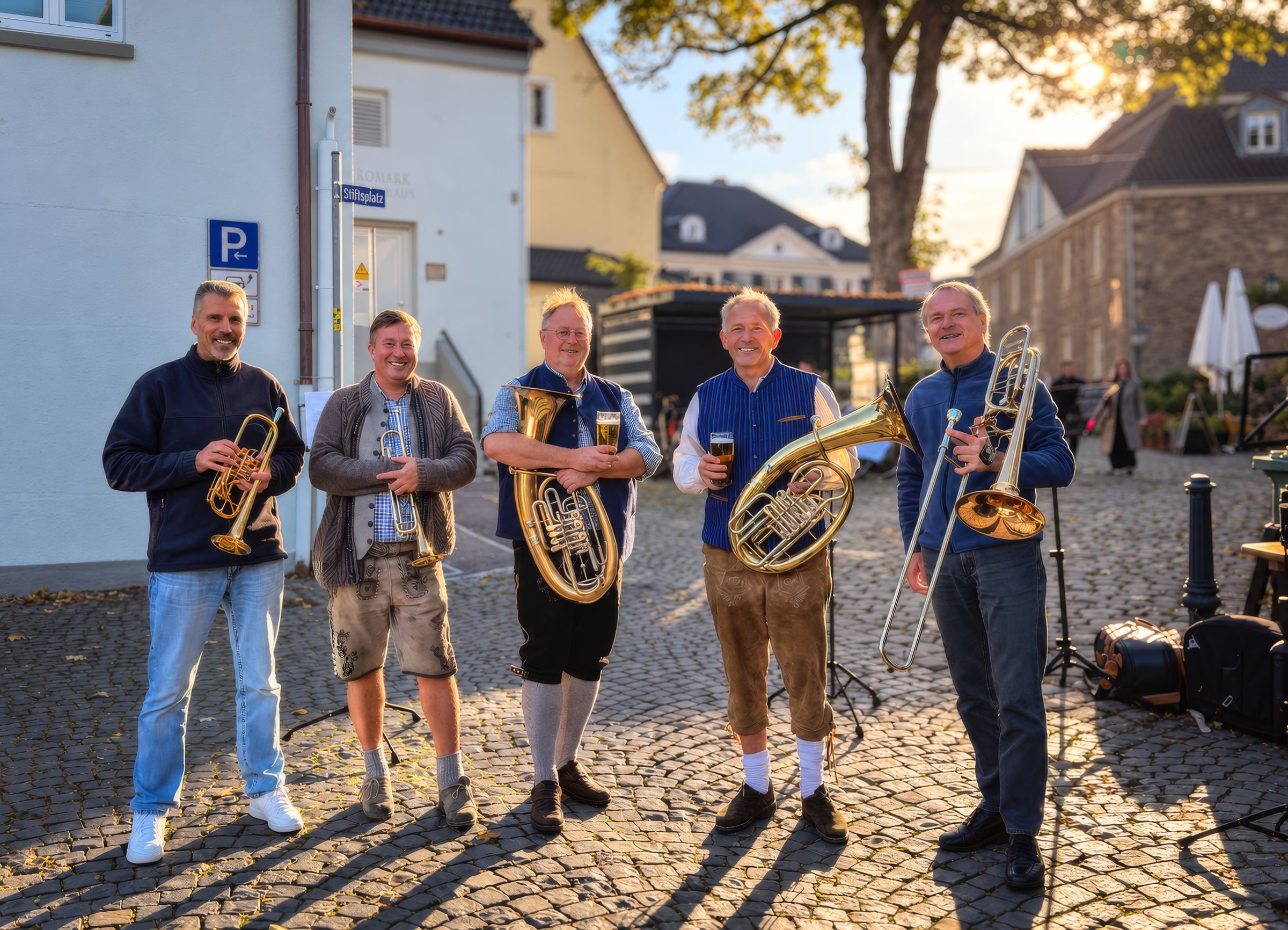 Die Herdecker Haderlumpen beim Fassanstich